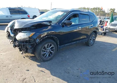 2016 Nissan Rogue Sl z USA, uszkodzony, nr VIN 5N1AT2MV1GC801392
